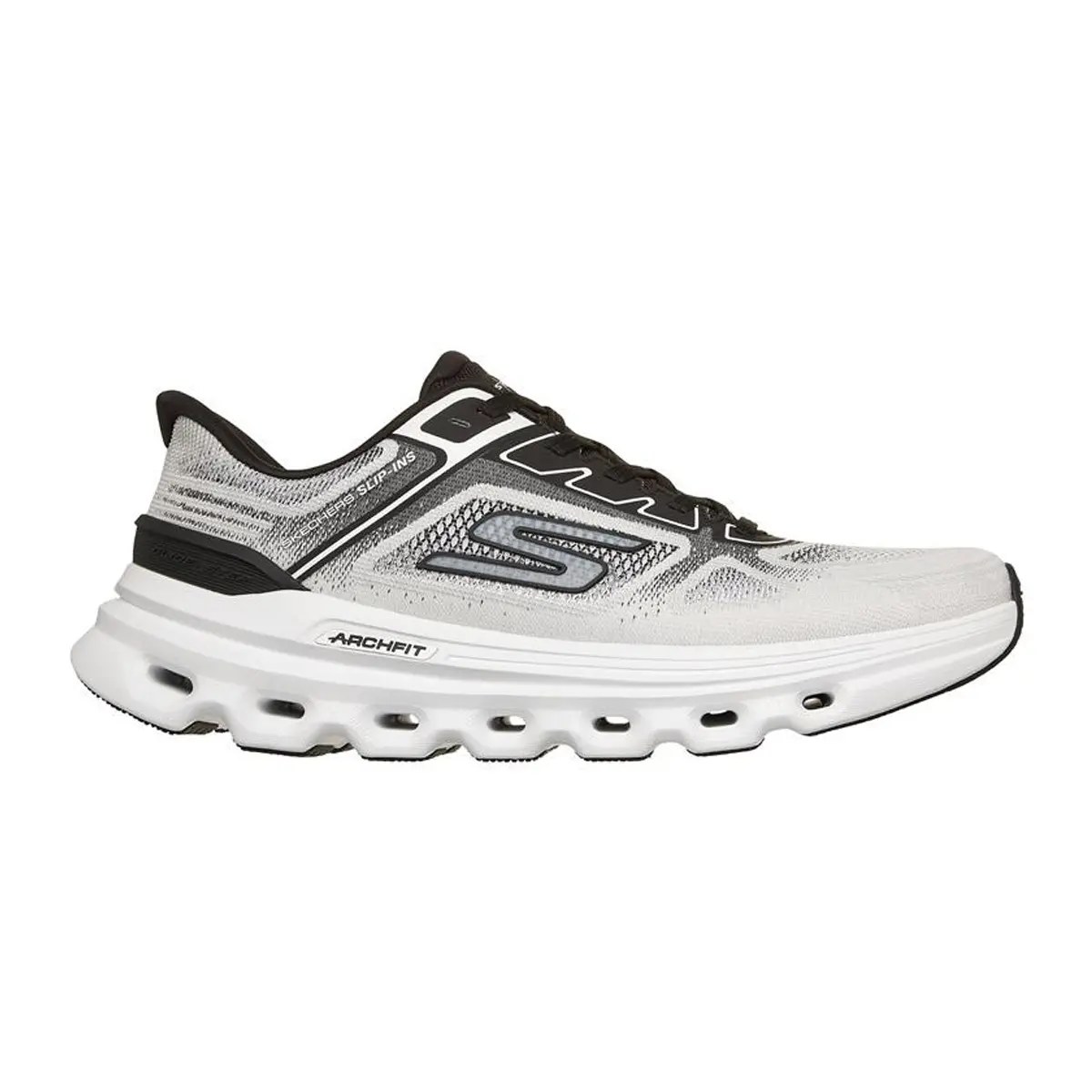 کفش مردانه اسکیچرز مدل Skechers Slip-ins GO RUN Glide-Step Arch Fit 221120-WBK